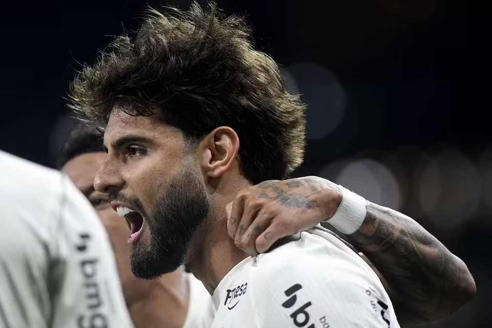 Gol de Yuri Alberto em Corinthians x Vitória — Foto: Marcos Ribolli