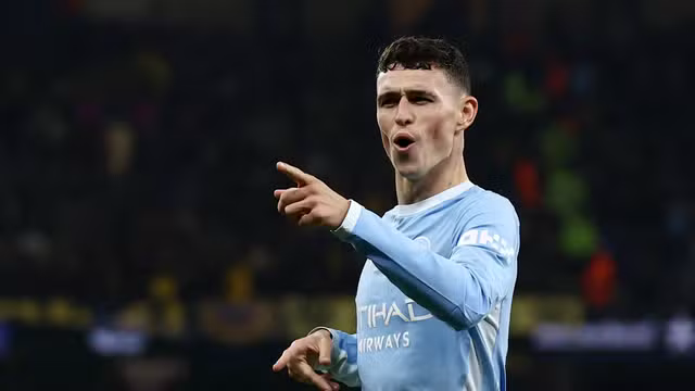 Phil Foden fez três gols na goleada do Manchester City sobre o AEK na Champions League (Foto: Action Images via Reuters/Lee Smith)