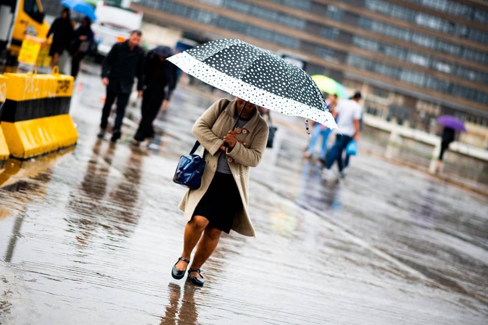 Chuva no Distrito Federal - Foto: Hugo Barreto/Metrópoles.